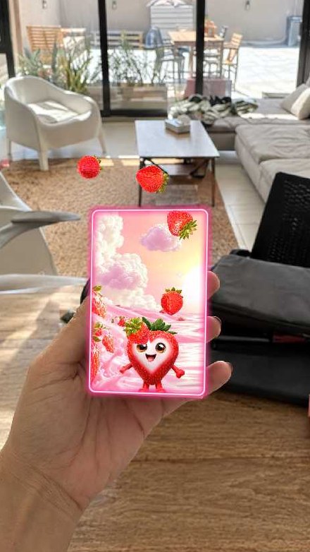 Strawberries burst out